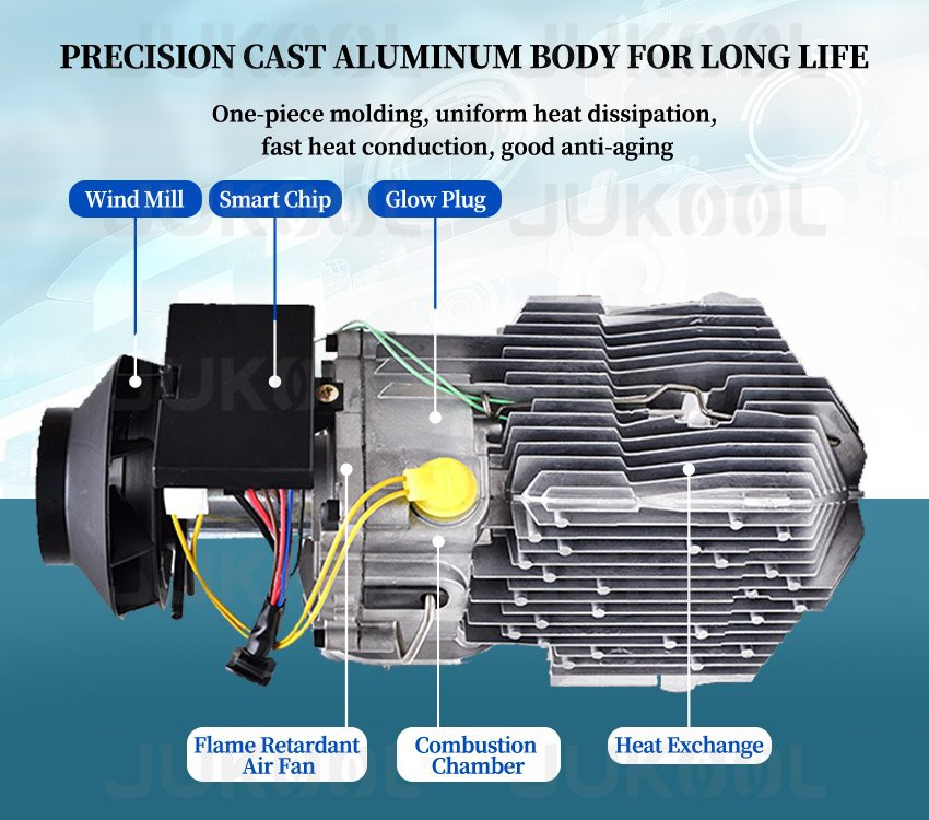Feature of 8kw diesel parking heater